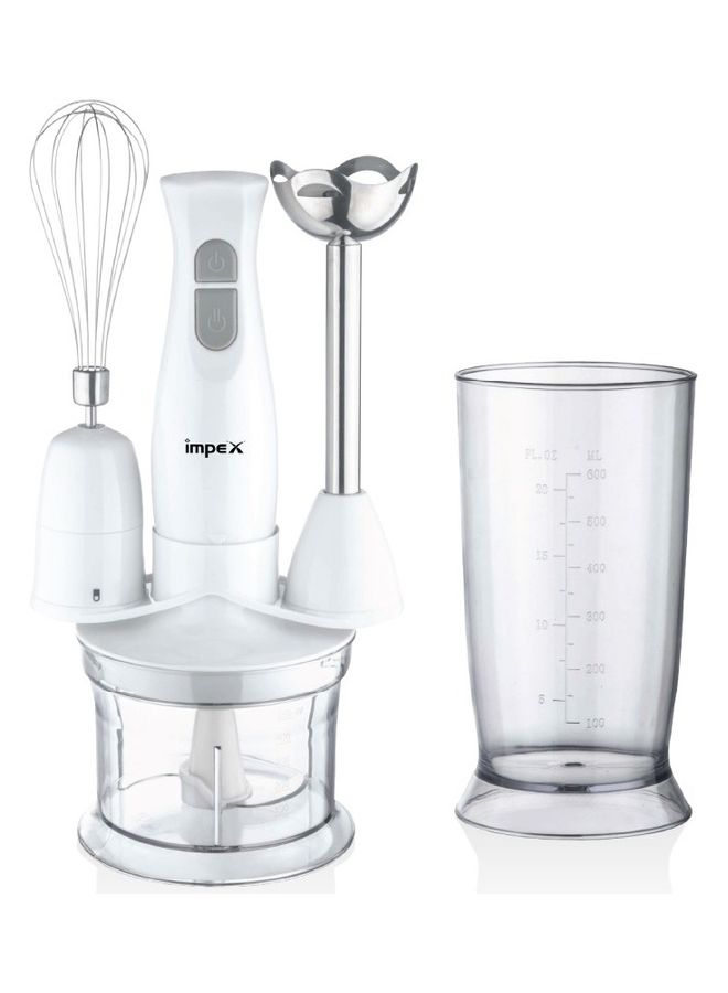 Hand Blender Set HB 3207 White/Silver