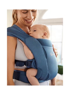 Embrace Soft Air Mesh Ergonomic Baby Carrier For Newborns From Birth, Ergonomic 2 - Position Belly Carrier Front Carrier - Blue - v1687253554/N53415682A_11