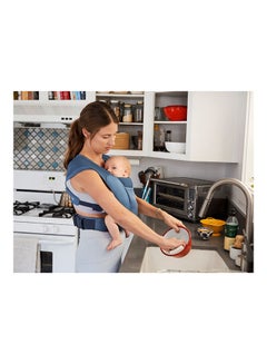 Embrace Soft Air Mesh Ergonomic Baby Carrier For Newborns From Birth, Ergonomic 2 - Position Belly Carrier Front Carrier - Blue - v1687253554/N53415682A_14