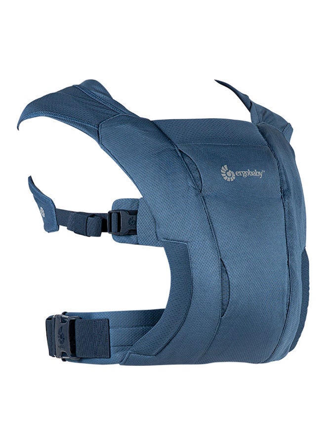 ergobaby Embrace Soft Air Mesh Ergonomic Baby Carrier For Newborns From Birth, Ergonomic 2 - Position Belly Carrier Front Carrier - Blue  - Image 3