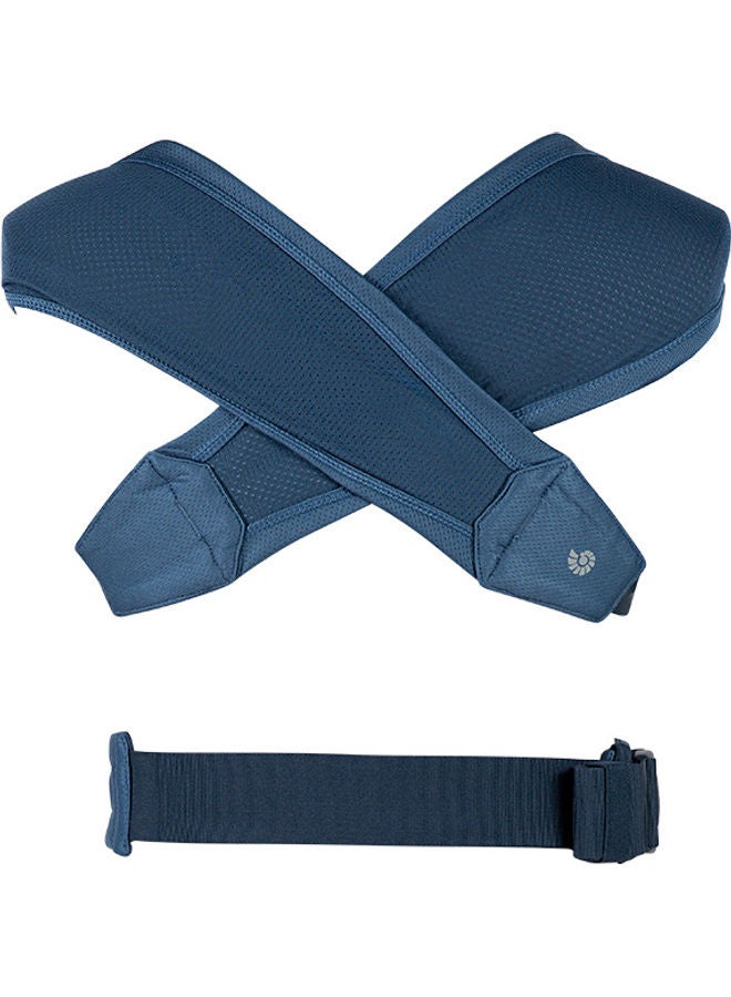 ergobaby Embrace Soft Air Mesh Ergonomic Baby Carrier For Newborns From Birth, Ergonomic 2 - Position Belly Carrier Front Carrier - Blue  - Image 4