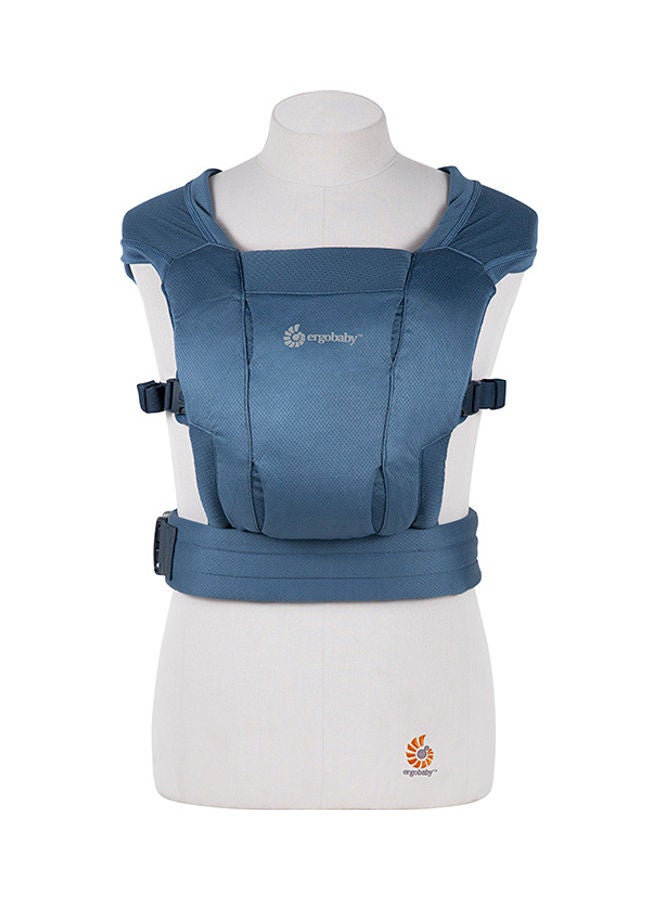 ergobaby Embrace Soft Air Mesh Ergonomic Baby Carrier For Newborns From Birth, Ergonomic 2 - Position Belly Carrier Front Carrier - Blue  - Image 5