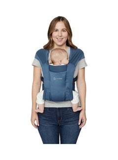 Embrace Soft Air Mesh Ergonomic Baby Carrier For Newborns From Birth, Ergonomic 2 - Position Belly Carrier Front Carrier - Blue - v1687253554/N53415682A_7