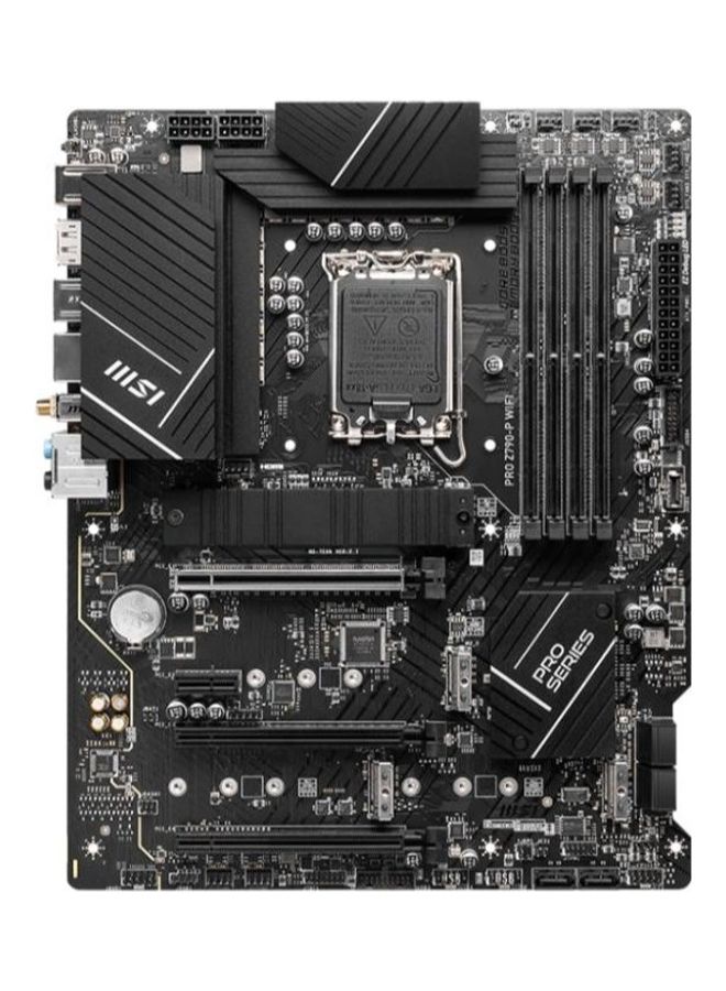 PRO Z790-P WiFi DDR4 ProSeries Motherboard (Supports 12th/13th Gen Intel Processors, LGA 1700, DDR4, PCIe 5.0, M.2, 2.5Gbps LAN, USB 3.2 Gen2, Wi-Fi 6E, ATX) Black