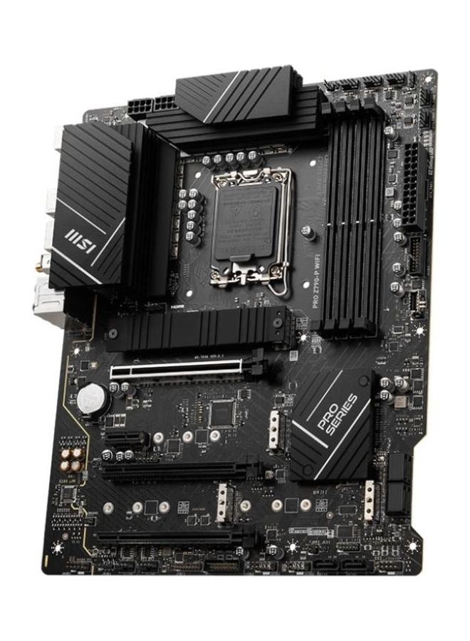 PRO Z790-P WiFi DDR4 ProSeries Motherboard (Supports 12th/13th Gen Intel Processors, LGA 1700, DDR4, PCIe 5.0, M.2, 2.5Gbps LAN, USB 3.2 Gen2, Wi-Fi 6E, ATX) Black