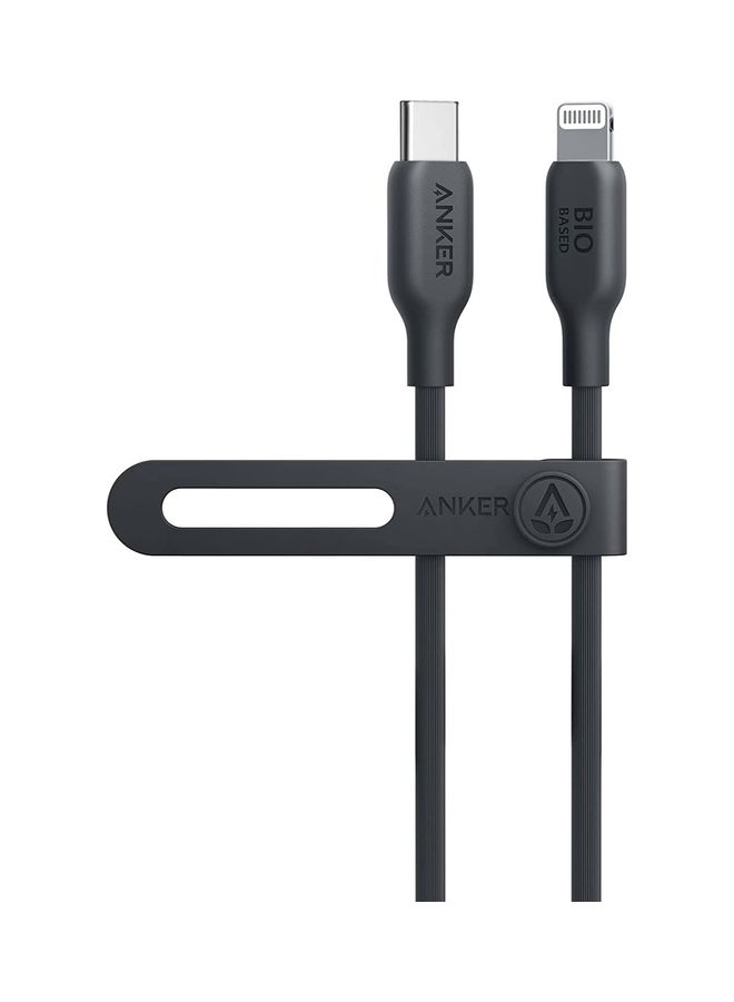 Anker - 541 USB-C to Lightning Cable (Bio-Based 3ft)  B2C - UN Black Iteration 1 Phantom - Image 1