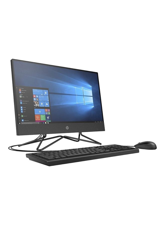 HP - 200 G4 22 All In One Business PC With 21.5-Inch Display, Core i3 10110U Processor/8GB RAM/256GB HDD/Intel UHD Graphics/Windows-11 English Black - Image 1