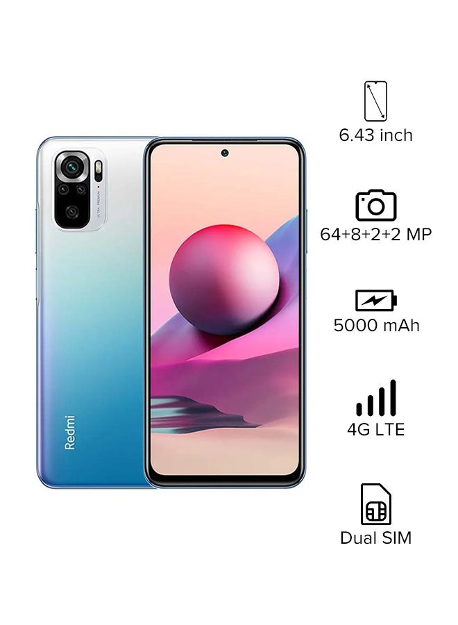 Xiaomi - Redmi Note 10s Dual SIM Ocean Blue 6GB RAM 128GB 4G LTE - Global Version - Image 1