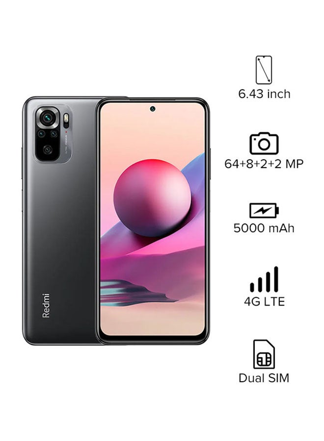 Xiaomi - Redmi Note 10s Dual SIM Onyx Gray 8GB RAM 128GB 4G LTE - Global Version - Image 1