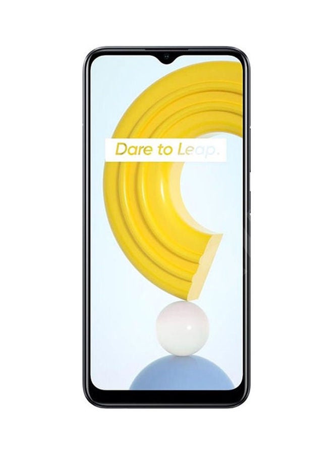 ريل مي هاتف C21 ثنائي الشريحة بشاشة مقاس 6.5 بوصة, ذاكرة رام سعة 4 جيجابايت وذاكرة روم سعة 64 جيجابايت ويدعم تقنية 4G LTE بلون أسود كروس - إصدار عالمي - Image 1