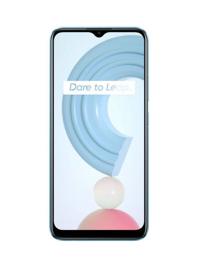 ريل مي موبايل C21 ثنائي الشريحة مقاس 6.5 بوصة بذاكرة رام 4 جيجابايت وذاكرة روم 64 جيجابايت يدعم تقنية 4G LTE بلون أزرق كروس-إصدار عالمي - Image 1