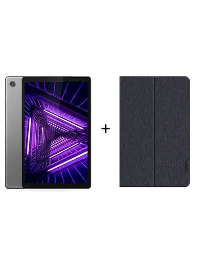 Lenovo Tab M10 HD (2nd Gen), 10.1 inch, 2GB RAM, 32GB, 4G LTE, Iron Grey with Folio Case  - Image 1