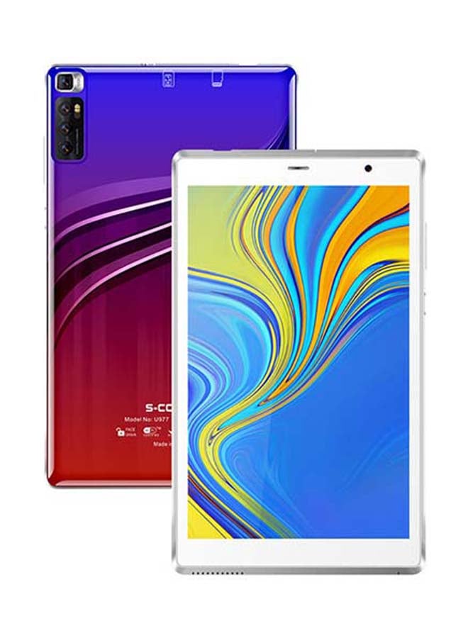U-977 Smart Tablet 8-Inch Red/Blue 3GB RAM 32GB ROM 4G-LTE