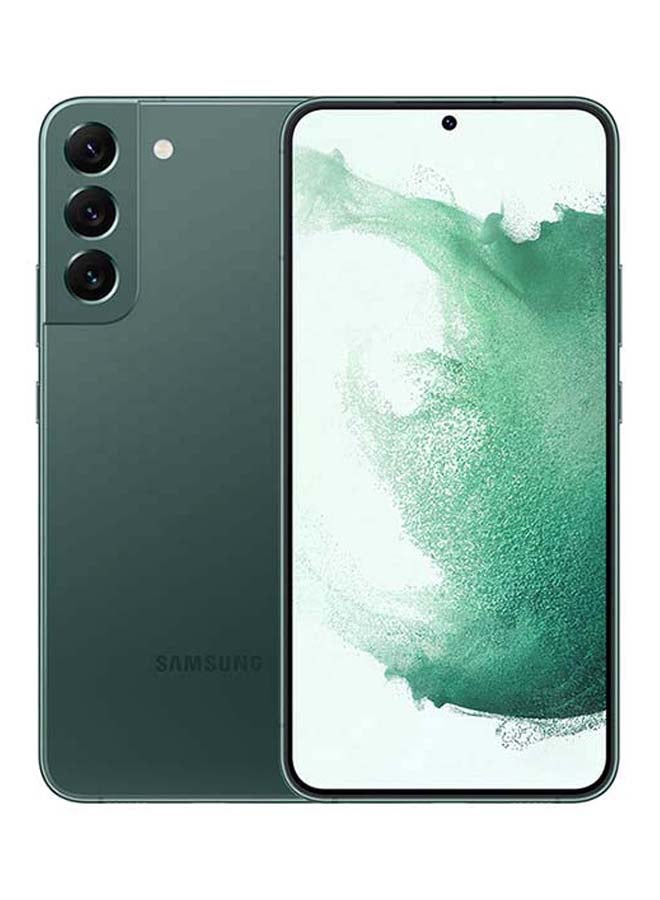 سامسونج - هاتف Galaxy S22 Plus ثنائي الشريحة باللون الأخضر وذاكرة الوصول العشوائي (RAM) سعة 8 جيجابايت وذاكرة تخزين داخلية 256 جيجابايت يدعم تقنية 5G - إصدار الشرق الأوسط - Image 1