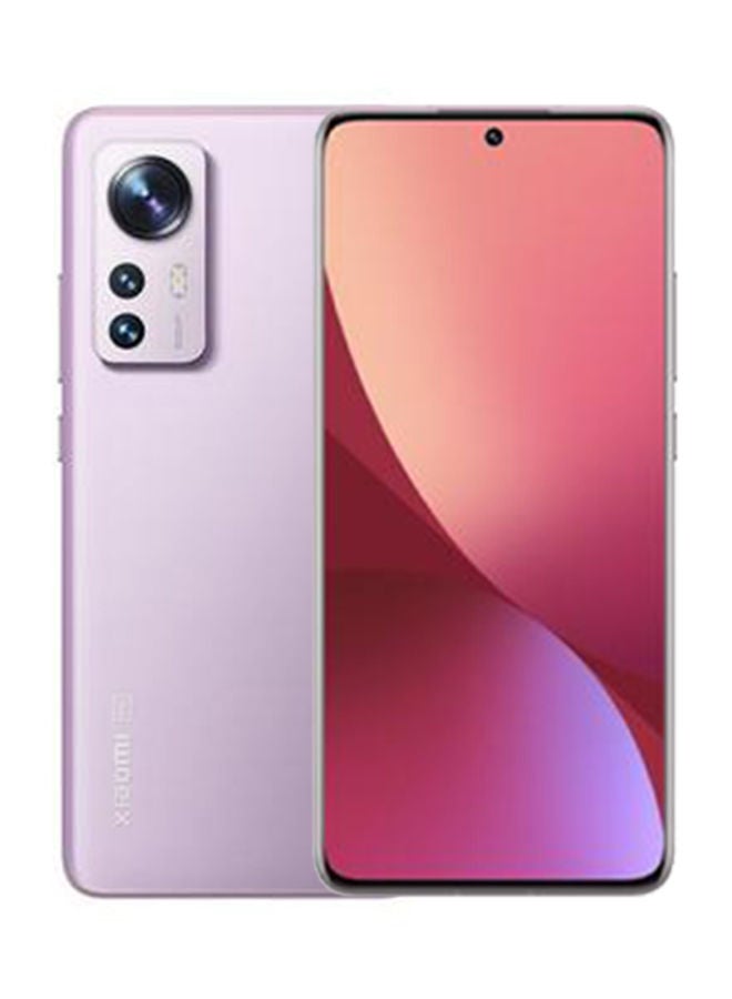 شاومي هاتف 12 ثنائي الشريحة بذاكرة رام 12 جيجابايت وذاكرة داخلية 256 جيجابايت ودعم لتقنية 5G بلون بنفسجي - Image 1