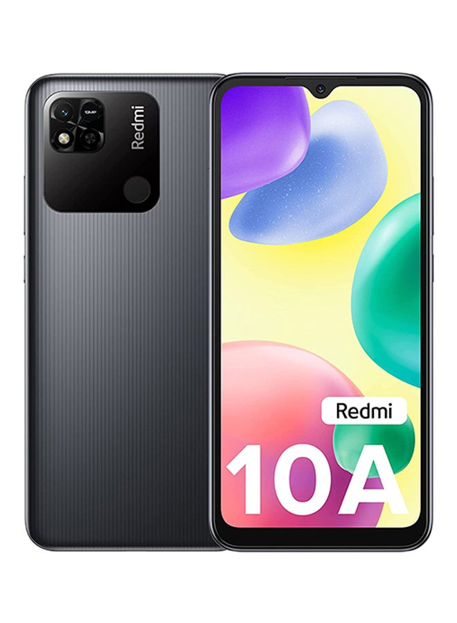 Xiaomi - Redmi 10A Dual Sim Charcoal Black 4GB RAM 64GB 4G- Global Version - Image 1