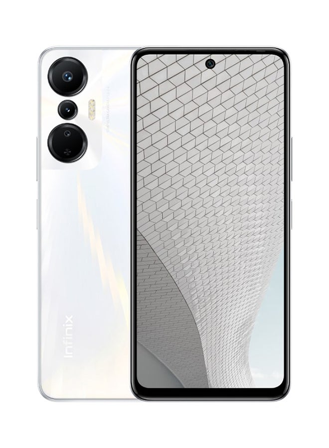 Infinix - Hot 20S Dual SIM Light-Rider White 8GB 128GB 4G - KSA Version - Image 1