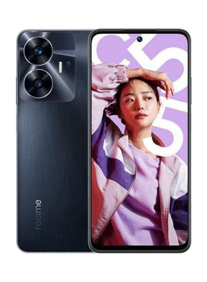 ريل مي C55 ثنائي الشريحة، Rainy Night، 6 جيجابايت، 128 جيجابايت، 4G LTE - إصدار الشرق الأوسط - Image 1