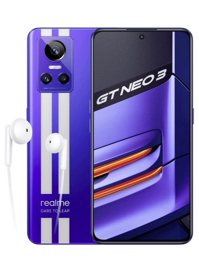 realme GT Neo 3 Dual SIM 8GB RAM 256GB Nitro Blue 5G 80W Charger - International Version  - Image 1