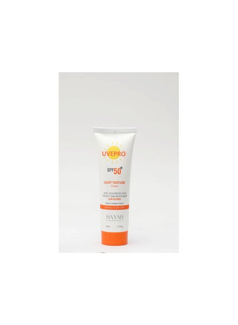 كريم يوفيبرو واق من الشمس بقوام خفيف وعامل حماية من الشمس SPF 50 50ملليلتر