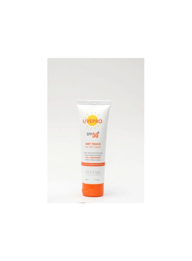 Hayah Uvepro SPF 50+ Dry Touch Oil Free Cream Clear 50ml 