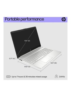 HP 15-dy5399nr (2023) (Upgraded Version) Laptop With 15.6-Inch Display, Core i5-1235u Processor/16GB RAM/512GB SSD/Intel Iris XE Graphics/Windows 11 Home English Silver  - Image 4
