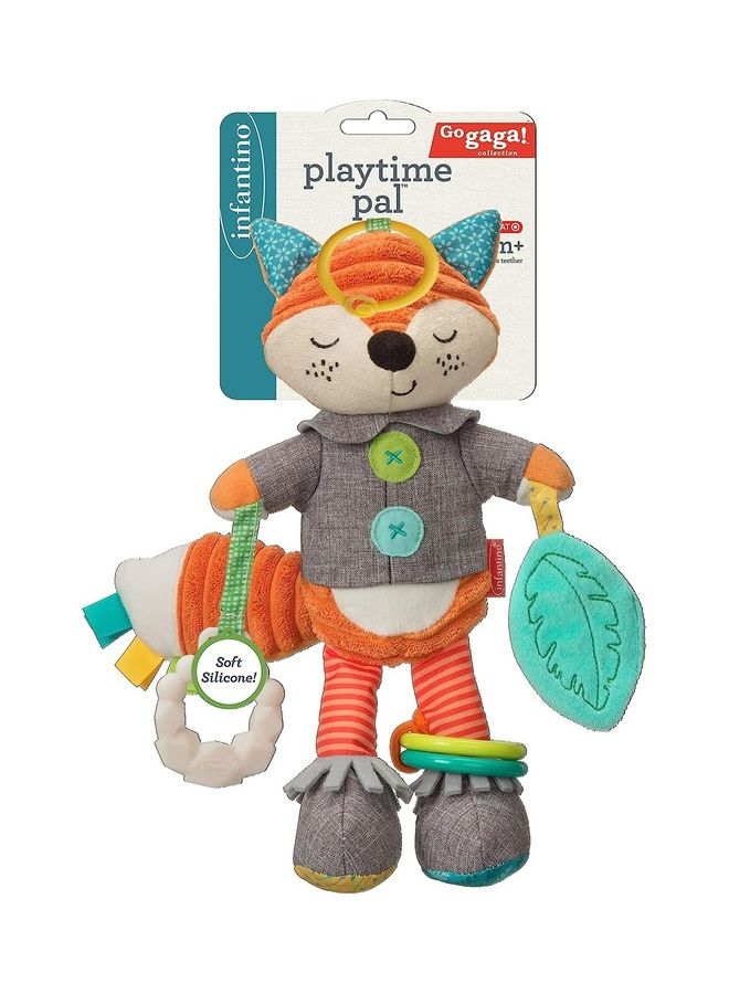 infantino Go Gaga Playtime Pal - Fox For Baby, 0 Month+, Multicolour - Image 2