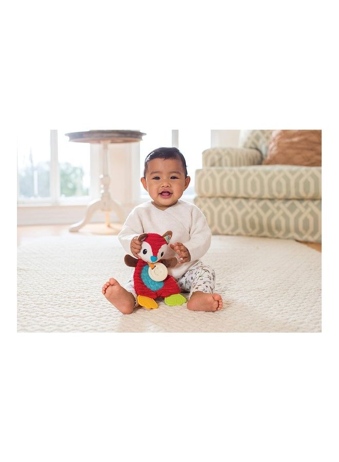 infantino Cuddly Teether, Fox 0m+ Multicolor - Image 2