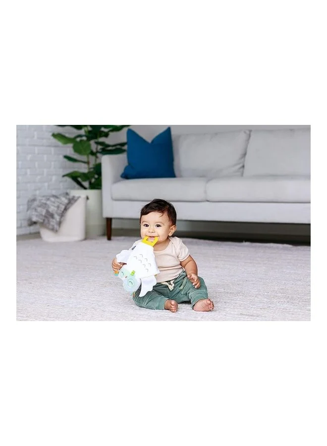 إنفانتينو Glow-In-The-Dark Cuddle And Teether Owl For Baby 0m+