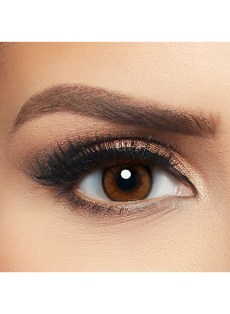 Layala Sunkiss Brown Colored Contact Lenses Pack Of 2 - 3 Months Replacement