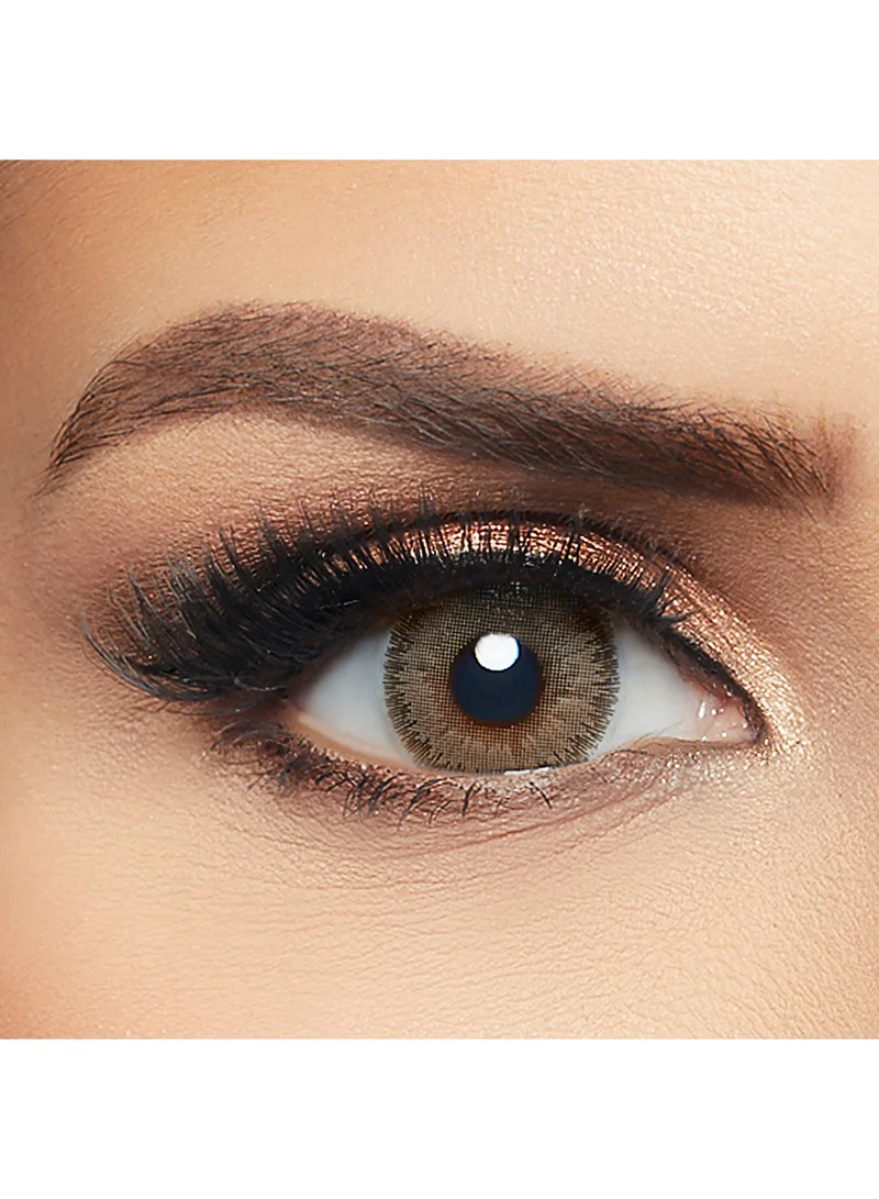 Layala Golden Brown Colored Contact Lenses Pack Of 2 - 3 Months Replacement