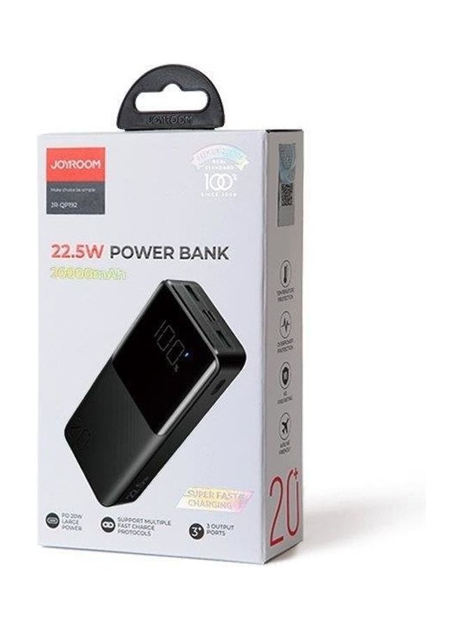جوي روم شاحن جوي روم JR-QP192 باور بانك 22.5 واط 20000 مللي أمبير (6941237185129) - Image 3