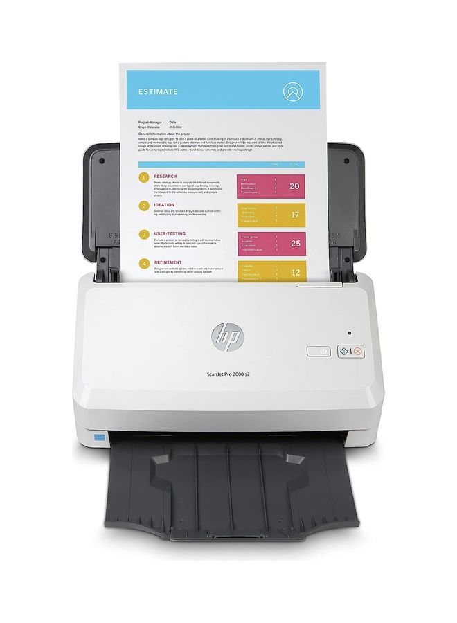 HP Sheet Feed Scanner White  - Image 1