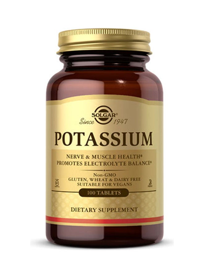 Solgar Potassium – 100 Tablets