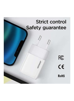 JOYROOM L-1A101 2.1A Single Port Mini Fast Travel Charger Eu White  - Image 2