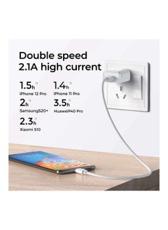 JOYROOM L-1A101 2.1A Single Port Mini Fast Travel Charger Eu White  - Image 4