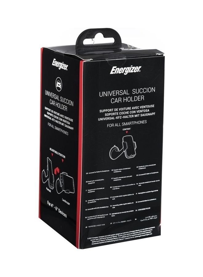 Energizer Universal Car Holder Suction Mount Each Black  - Image 2