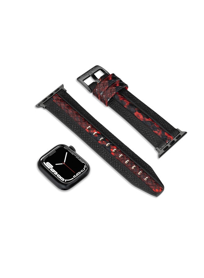 بوليس Bridge Black Leather Watch Straps  - Image 5