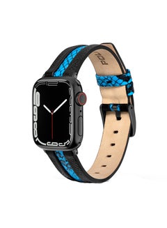 Bridge Black Leather Watch Straps