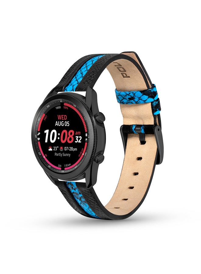 POLICE - Bridge Black Leather Watch Straps - Image 1