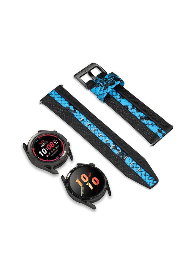 POLICE - Bridge Black Leather Watch Straps - Image 1
