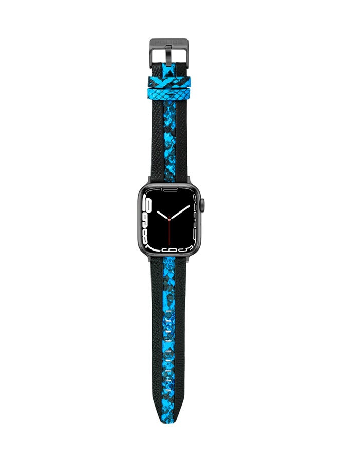 POLICE - Bridge Black Leather Watch Straps - Image 1