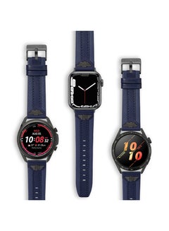 POLICE Wings Blue Leather Watch Straps  - Image 2