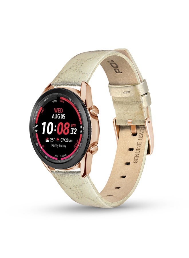 POLICE Mono Beige Leather Watch Straps  - Image 3