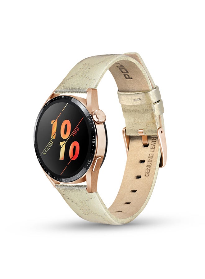 POLICE Mono Beige Leather Watch Straps  - Image 4