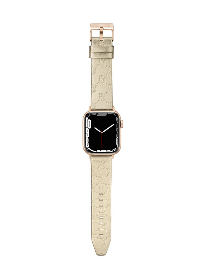 POLICE - Mono Beige Leather Watch Straps - Image 1