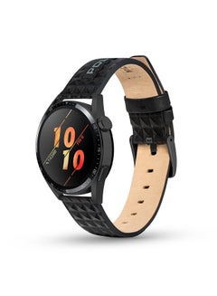 POLICE Pyramid Black Leather Watch Straps  - Image 3