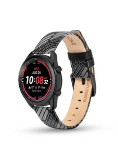 POLICE Mono Black Leather Watch Straps  - Image 4