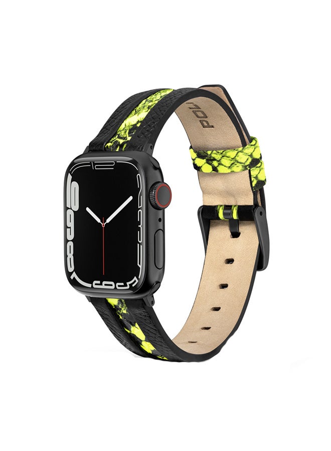 بوليس Bridge Black Leather Watch Straps  - Image 1