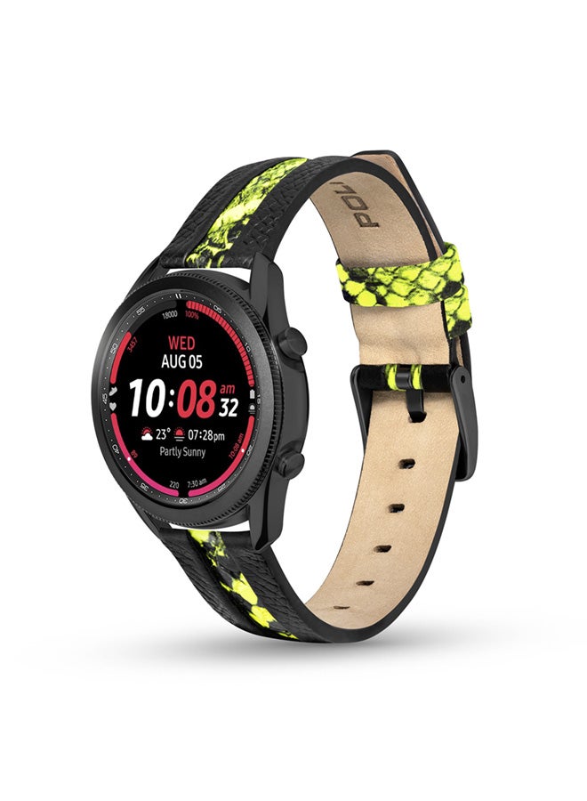 بوليس Bridge Black Leather Watch Straps  - Image 3